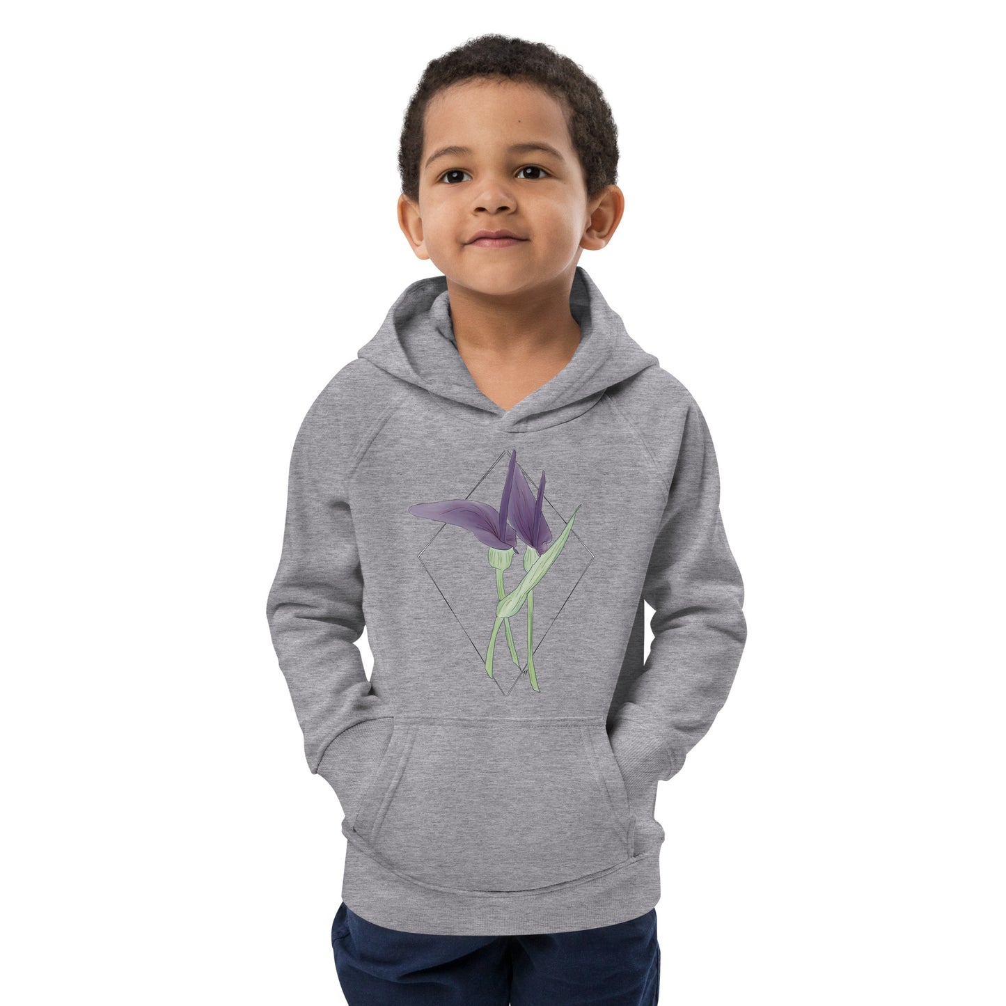Blooming Elegance Kids eco hoodie