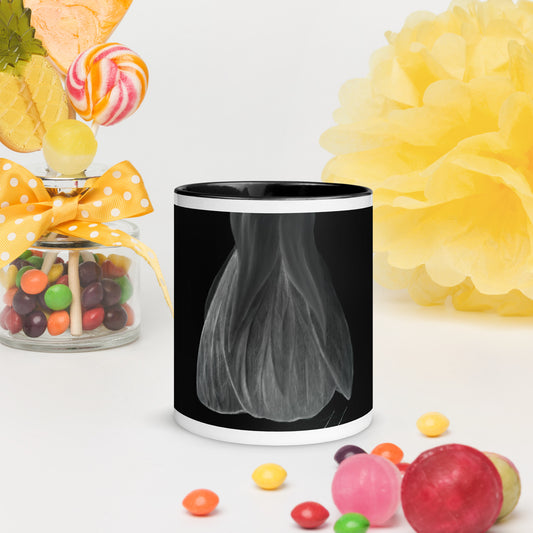 Veiled Elegance Mug with Color Inside