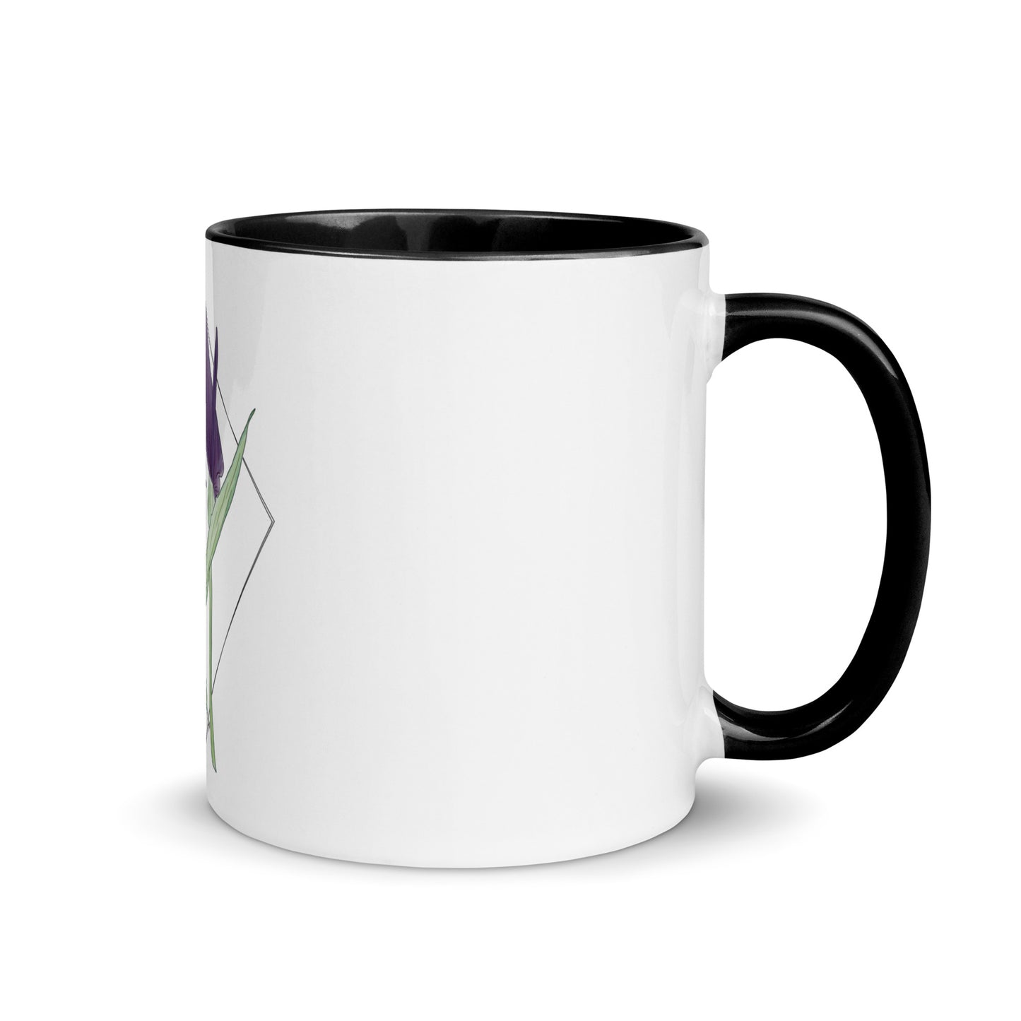 Blooming Elegance Mug with Color Inside